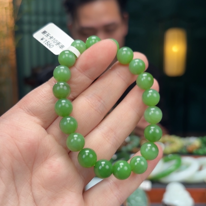 和田玉手串未镶嵌