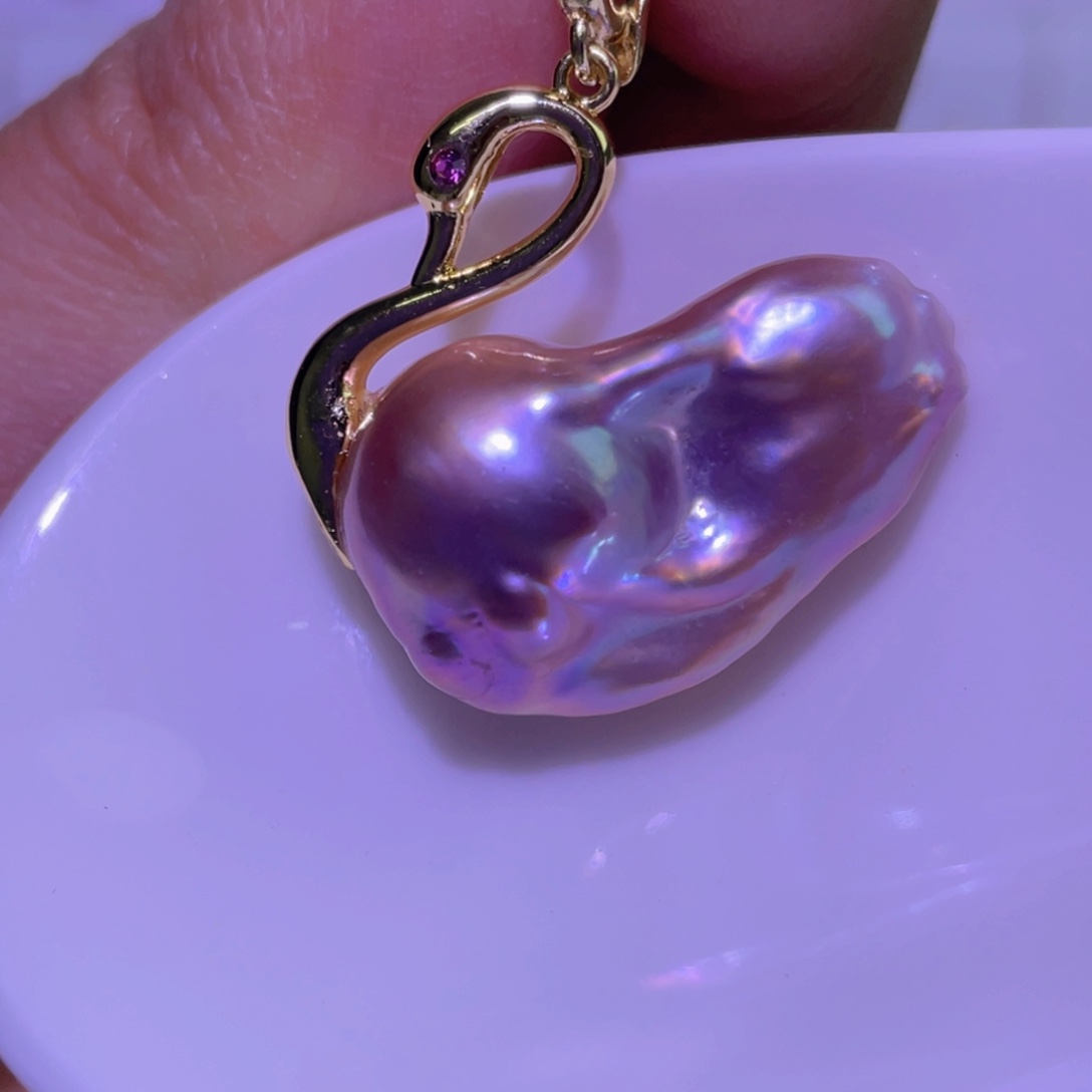 未镶嵌淡水珍珠天然淡水珍珠吊坠