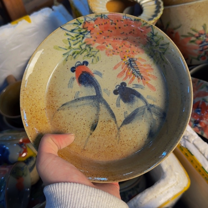 瓷片景德镇陶瓷手工手绘