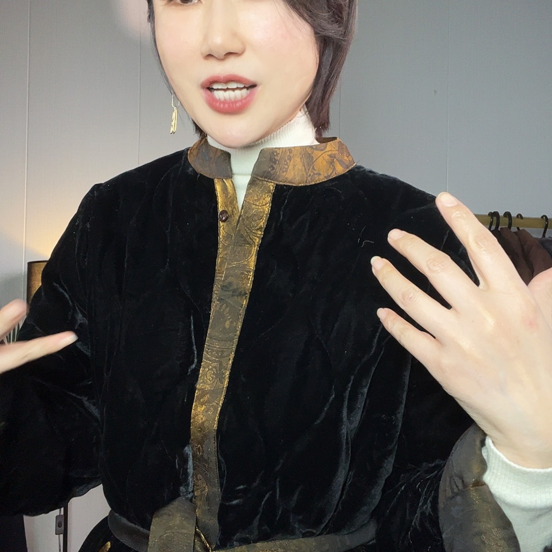 真丝绒备注尺码去拍