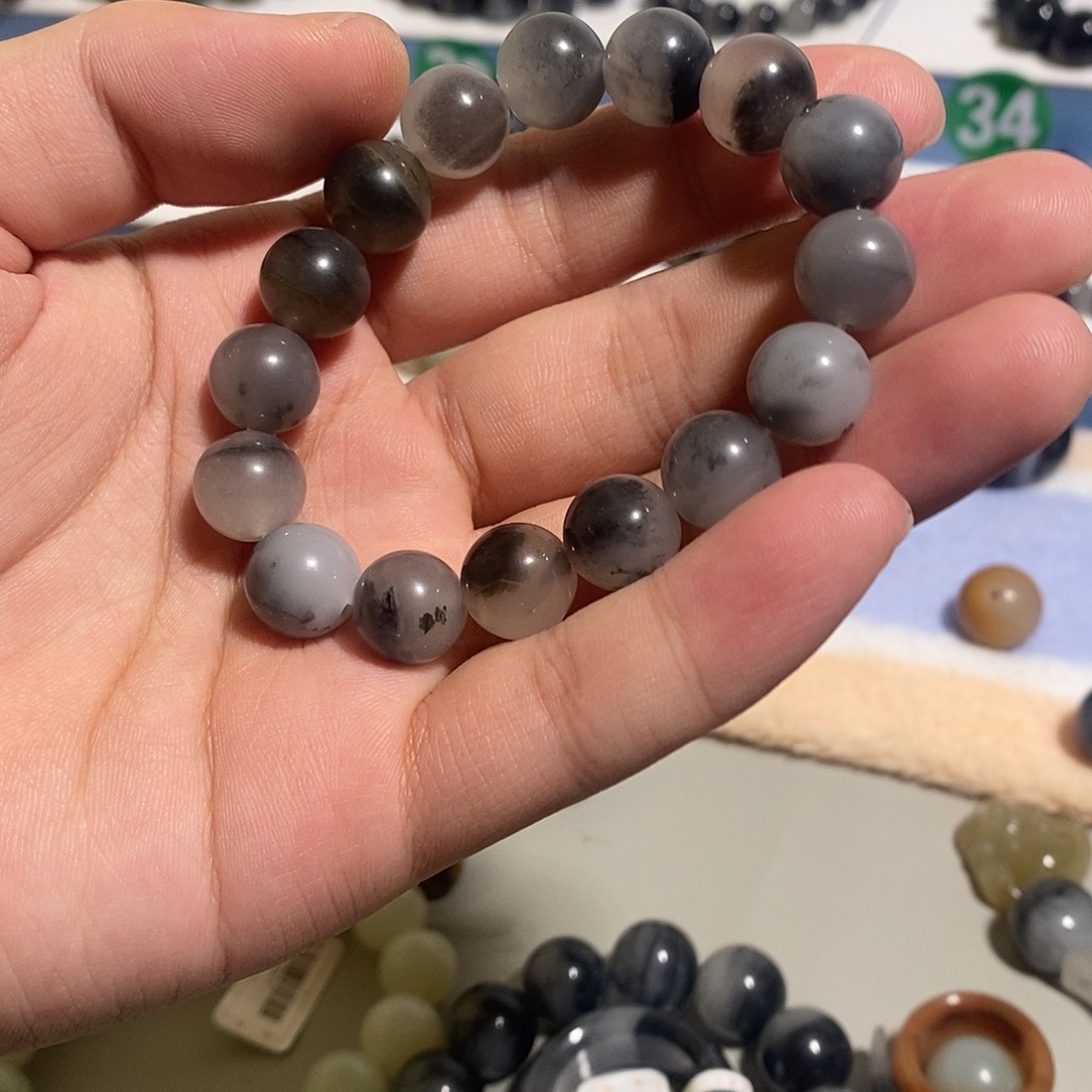 石英质玉未镶嵌手链