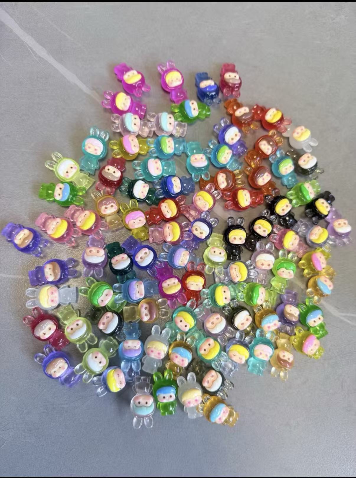 【小马哥潮玩】爬楼  创意桌面摆件 购买小透明萌粒 海鲜大餐