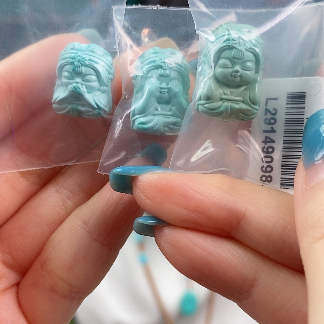 绿松石珠宝奇石未镶嵌