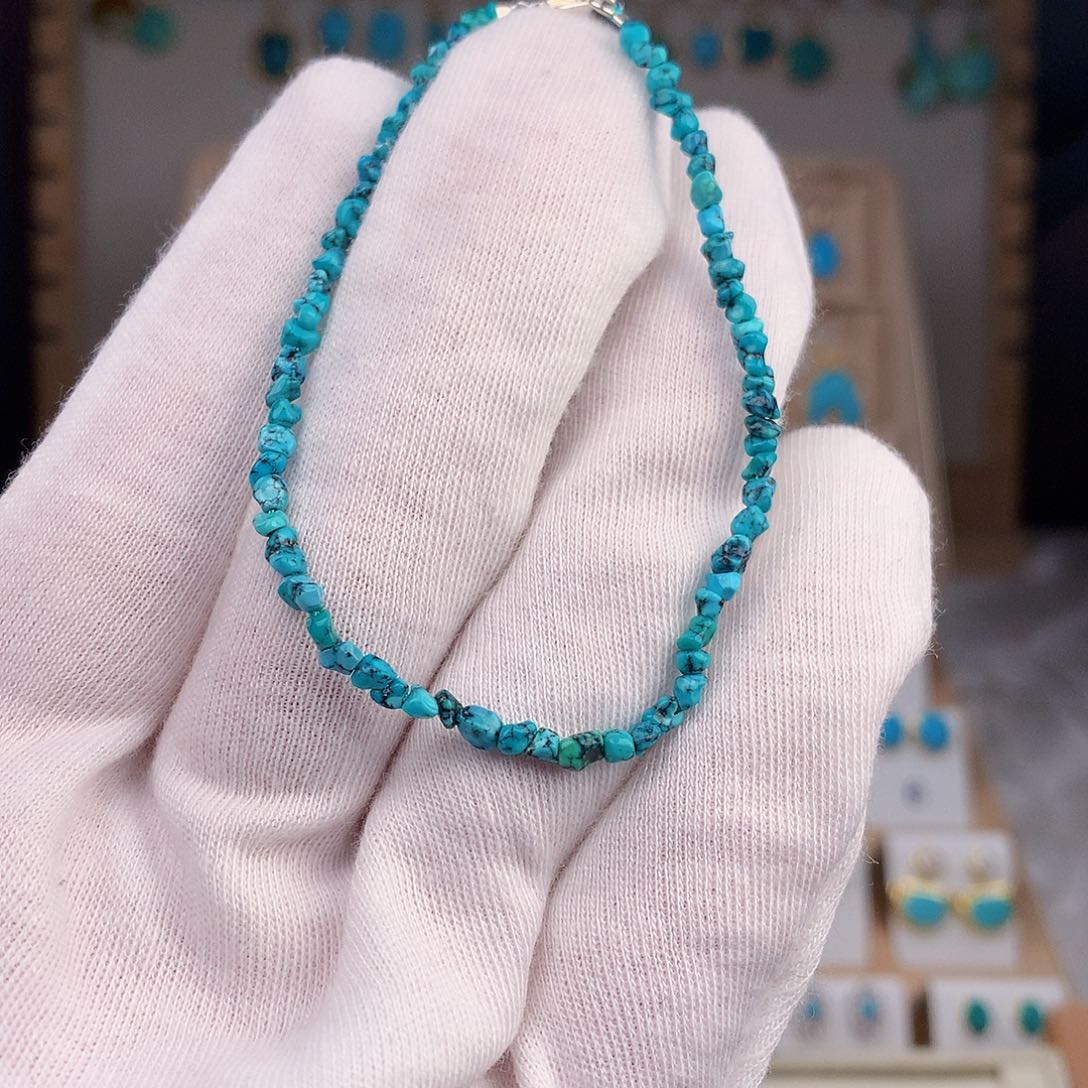 绿松石手链未镶嵌小*?