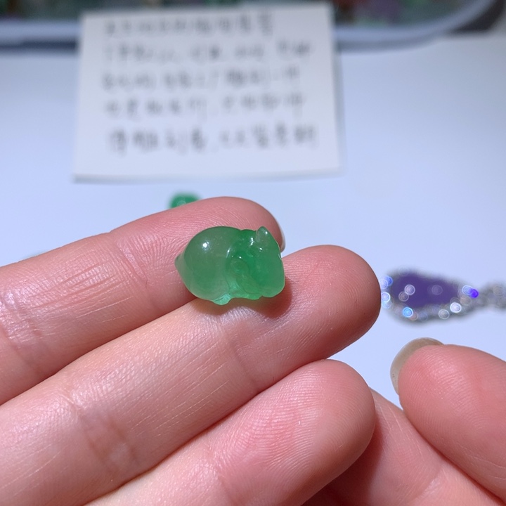 翡翠未镶嵌颈饰翡翠46