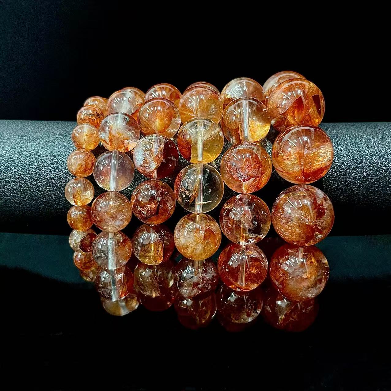 高品质红胶花手串9-19mm合集 FX-6236（多样性发其一）