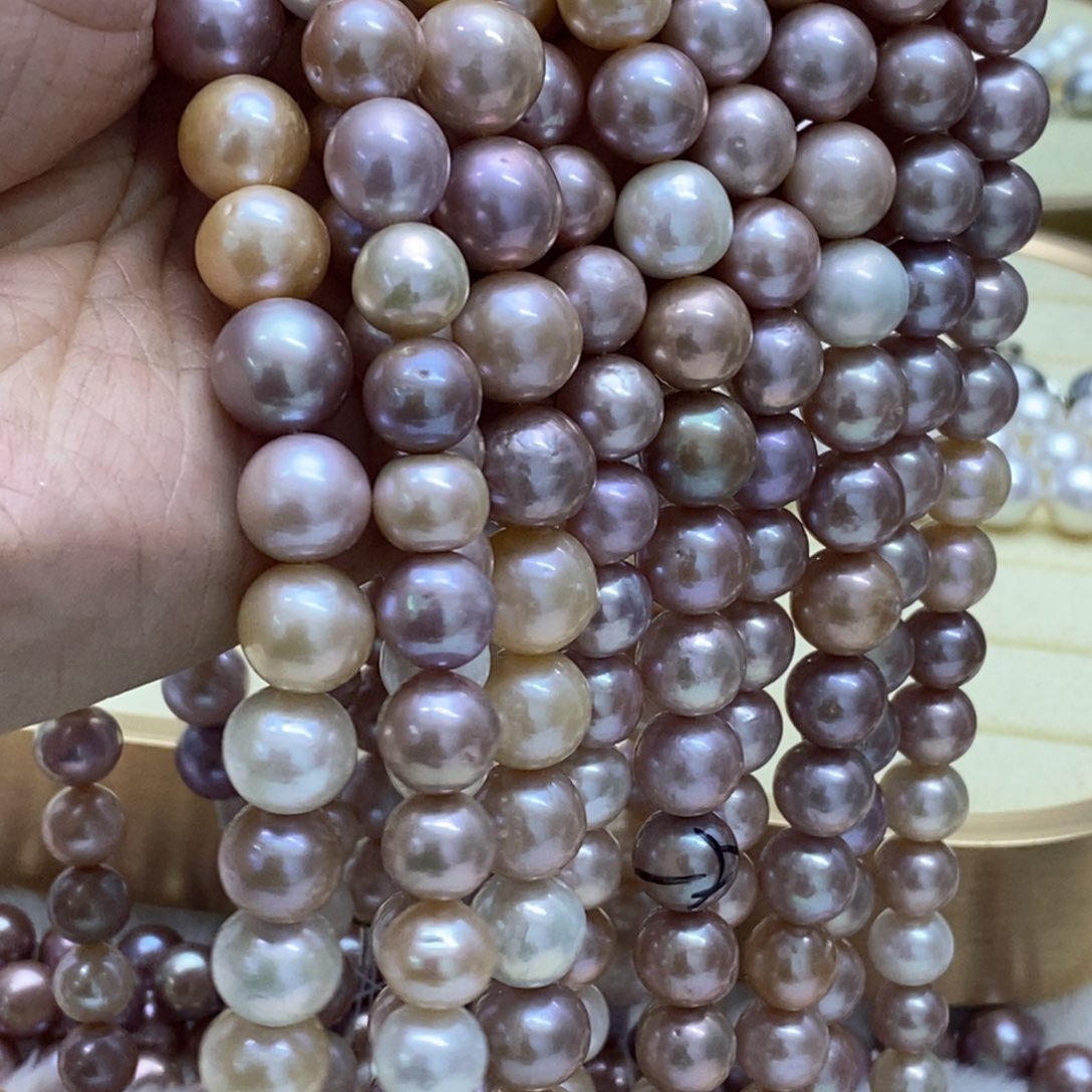 非金属老珠珍珠串链