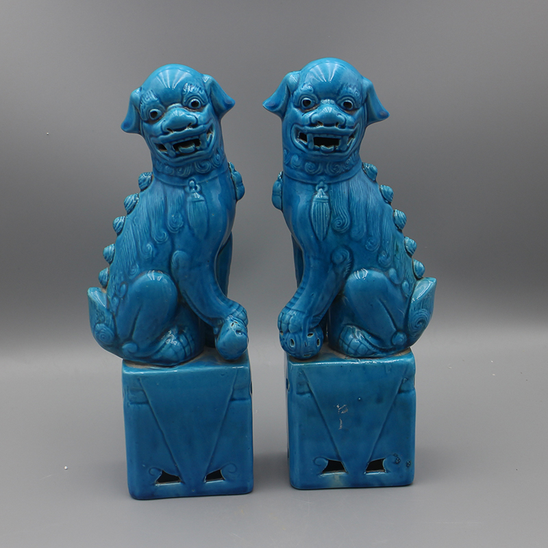 4394古陶瓷-案头狮