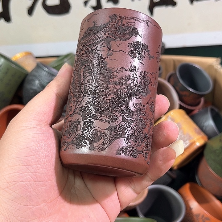茶杯紫砂全手工紫砂主人杯