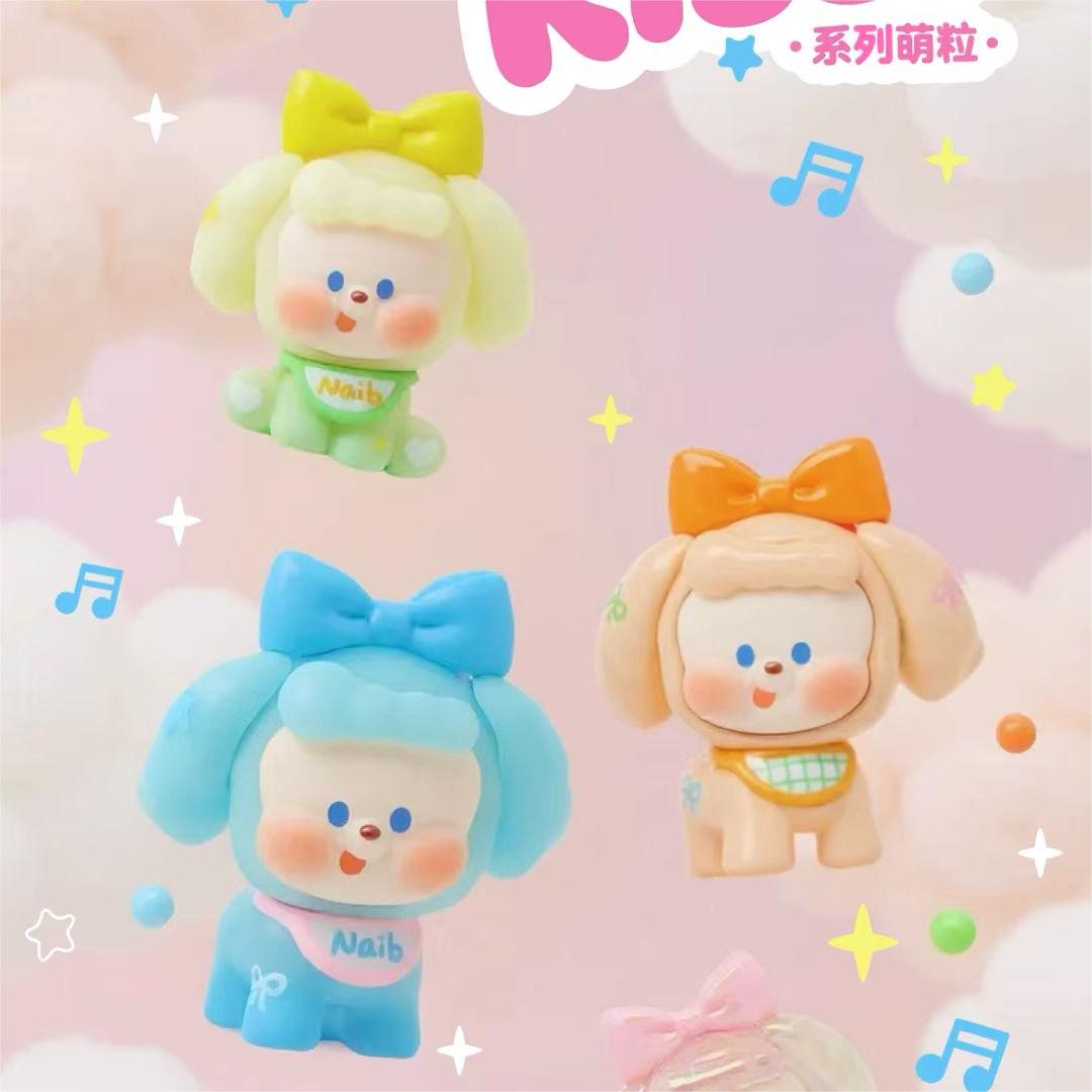 【拆盒拆袋】Naib奶鼻-KissKiss系列萌粒盲盒手办精品潮玩摆件