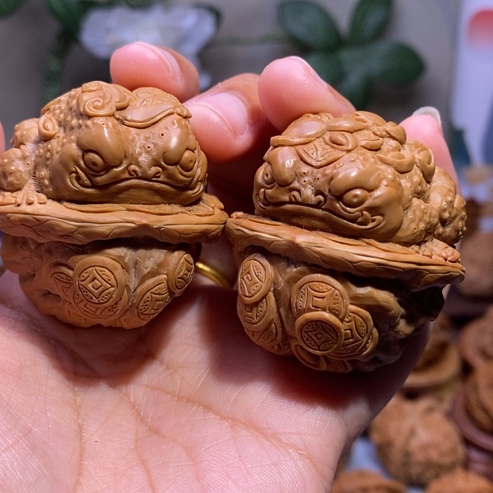 【闪购商品】核桃手串/手链晓*宁单面金蟾