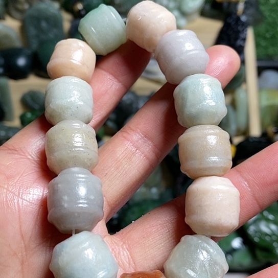 【闪购商品】石英质玉珠宝半成品未镶嵌