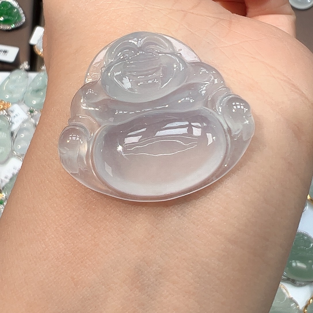 翡翠未镶嵌吊坠(不含链)佛公28.4*31.5*6.6