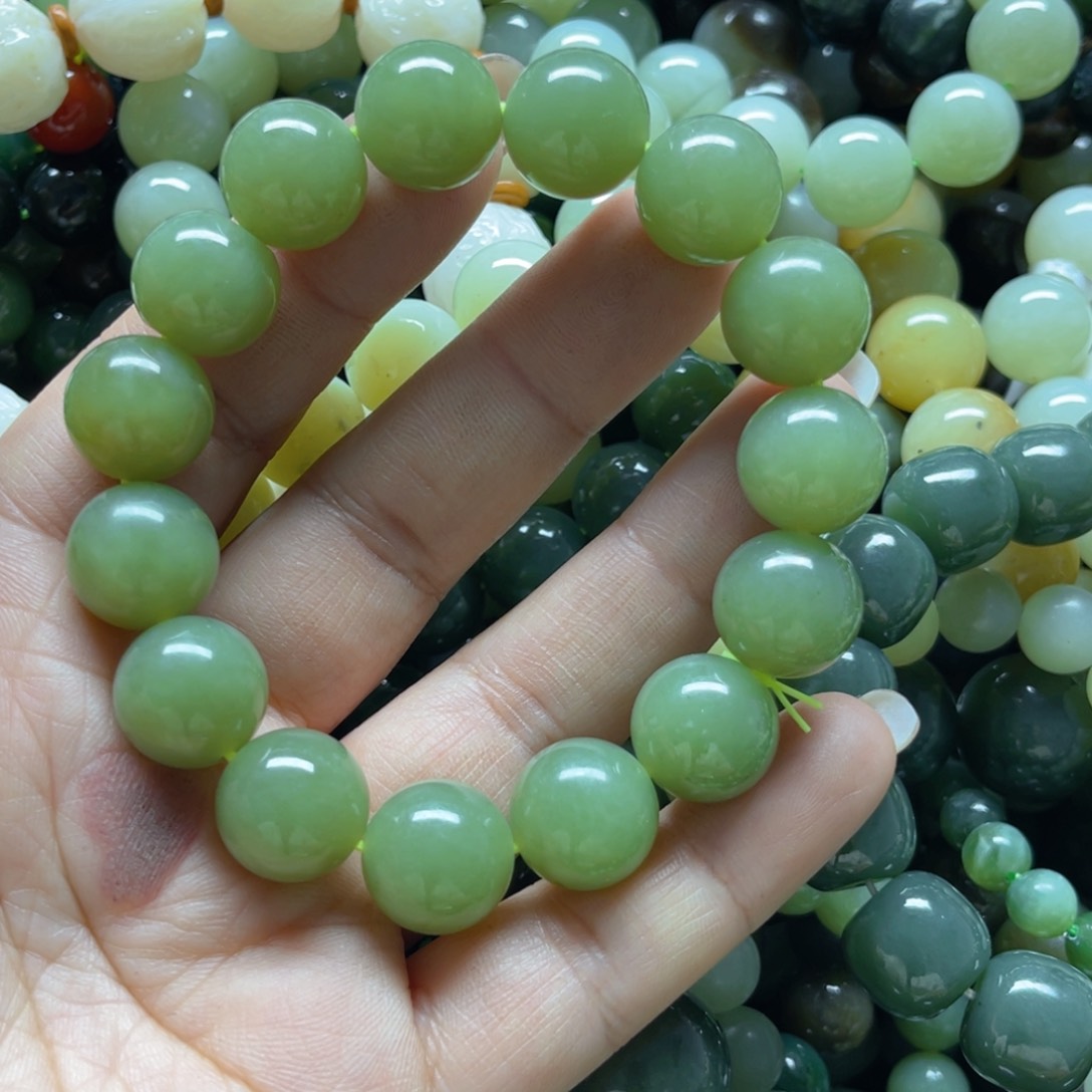 和田玉手链未镶嵌