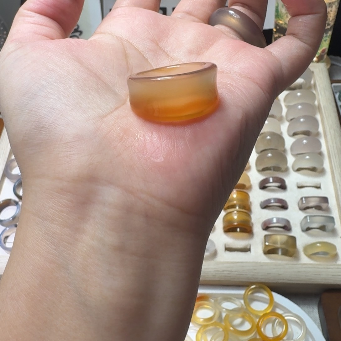 未镶嵌戒指玛瑙/玉髓874港20-21