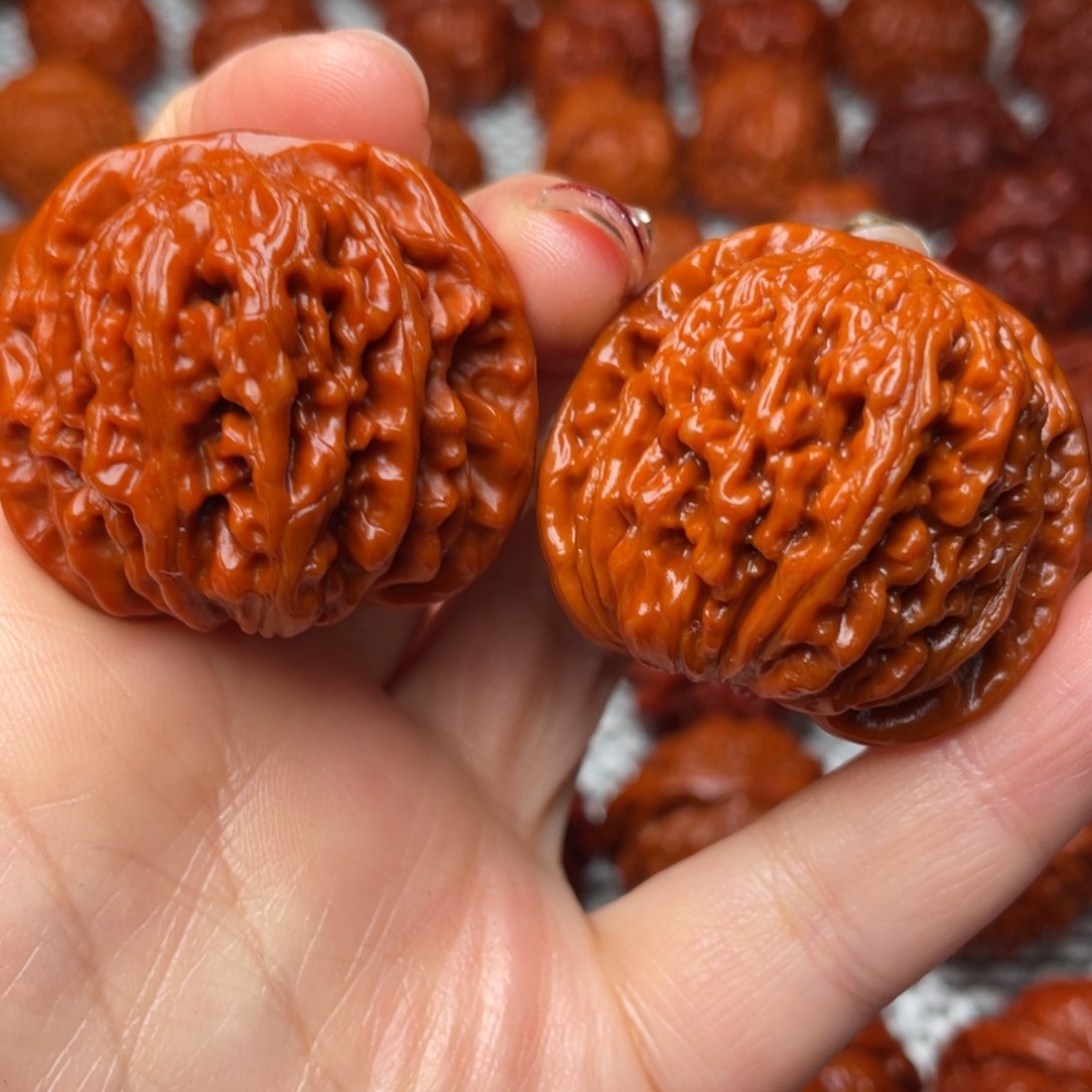 桃核吊坠文玩核桃 手把件 四座楼 39