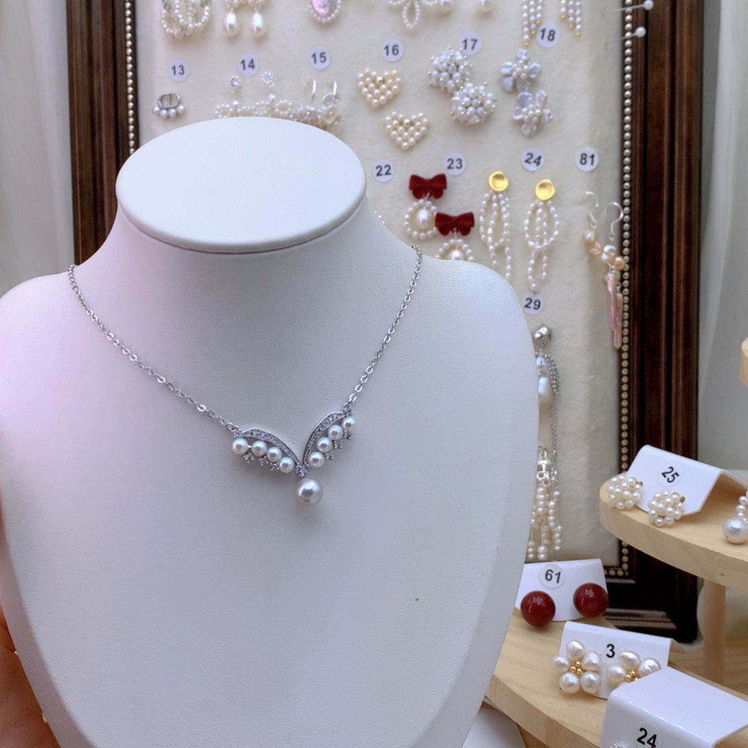 未镶嵌耳饰淡水珍珠