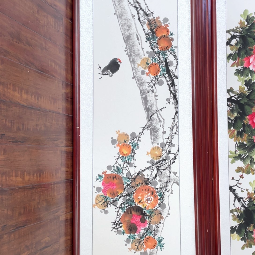 国画带框尺寸48*163厘米