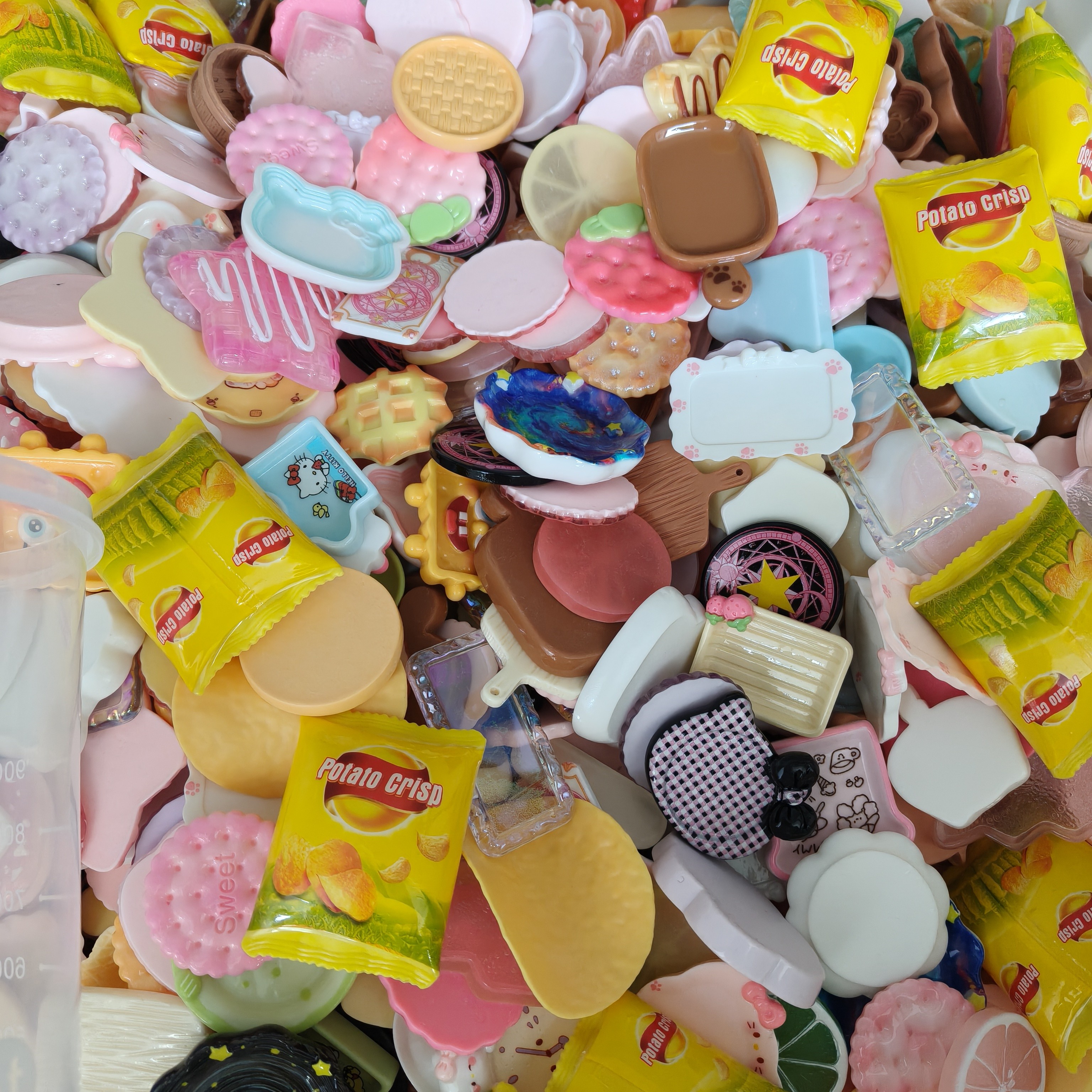 DIY福福来了，盘子大混，树脂产品默认微瑕，介意者慎拍