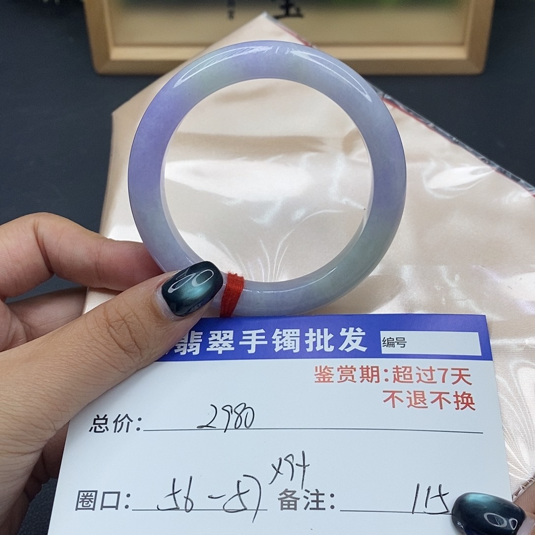翡翠未镶嵌手镯百元手镯默认瑕疵