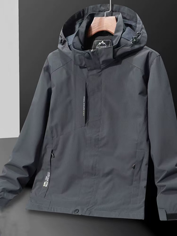 高端夹克男士行政夹克轻奢时尚潮流商务户外休闲夹克外套男