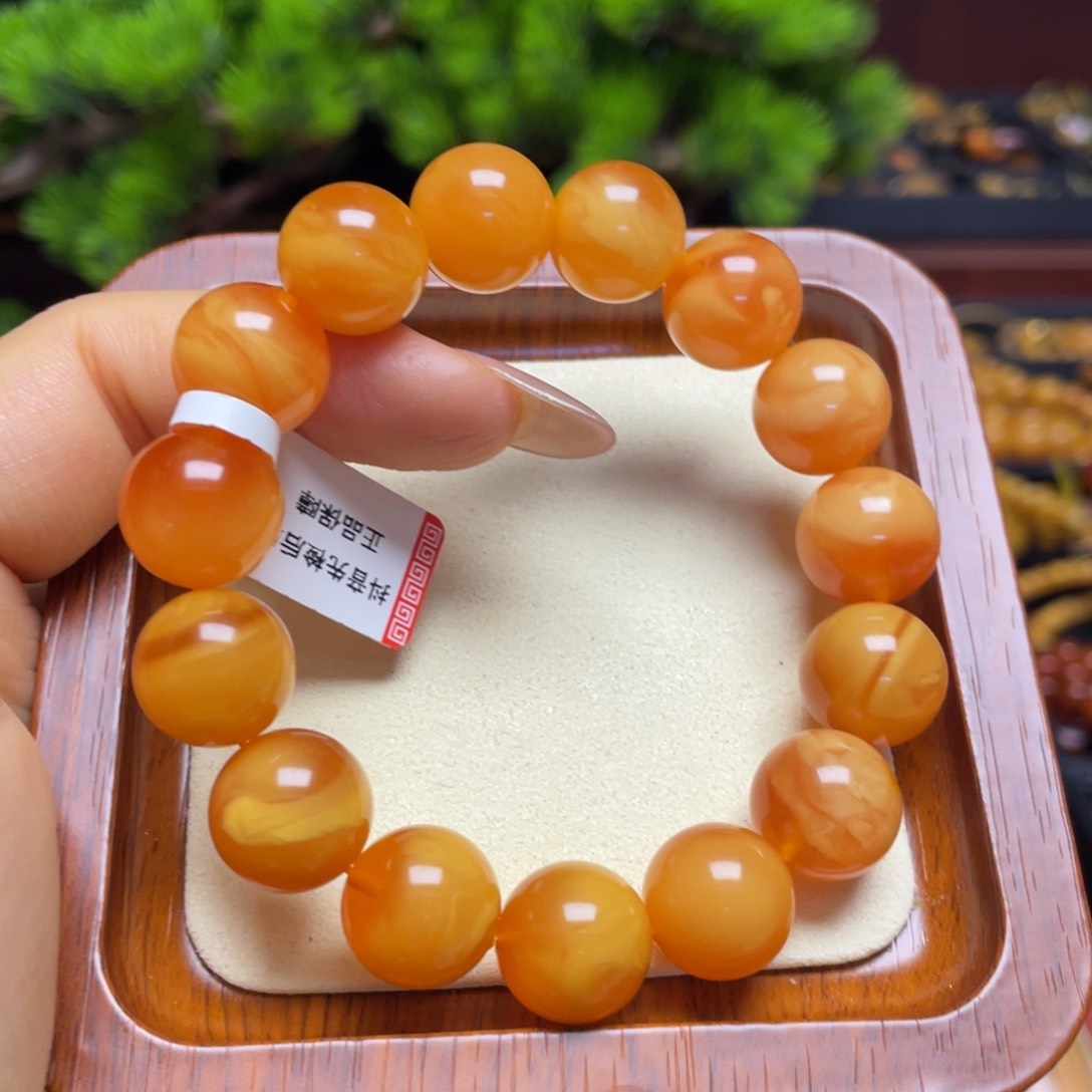 蜜蜡手链未镶嵌手串