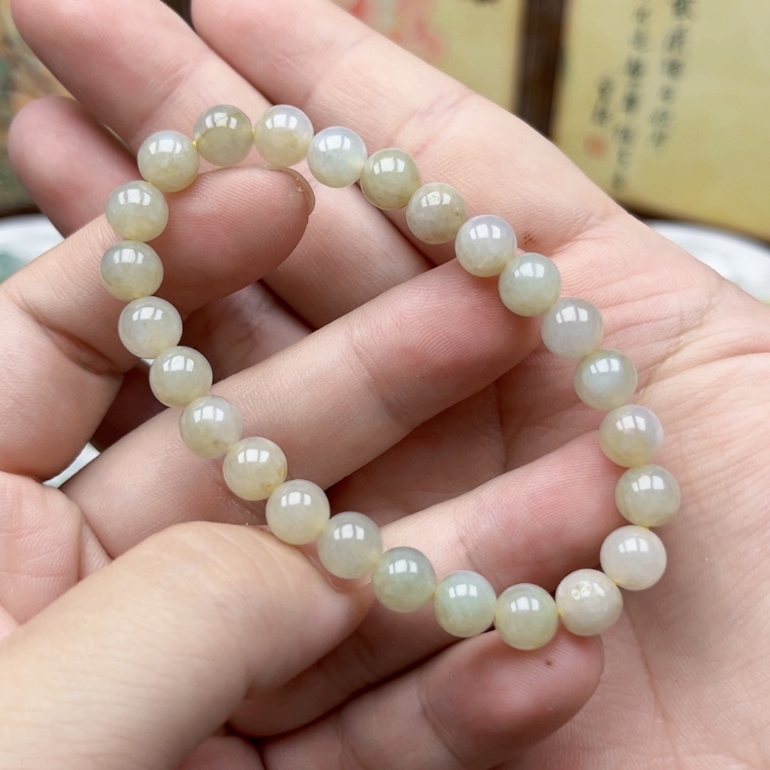 手链翡翠未镶嵌手串