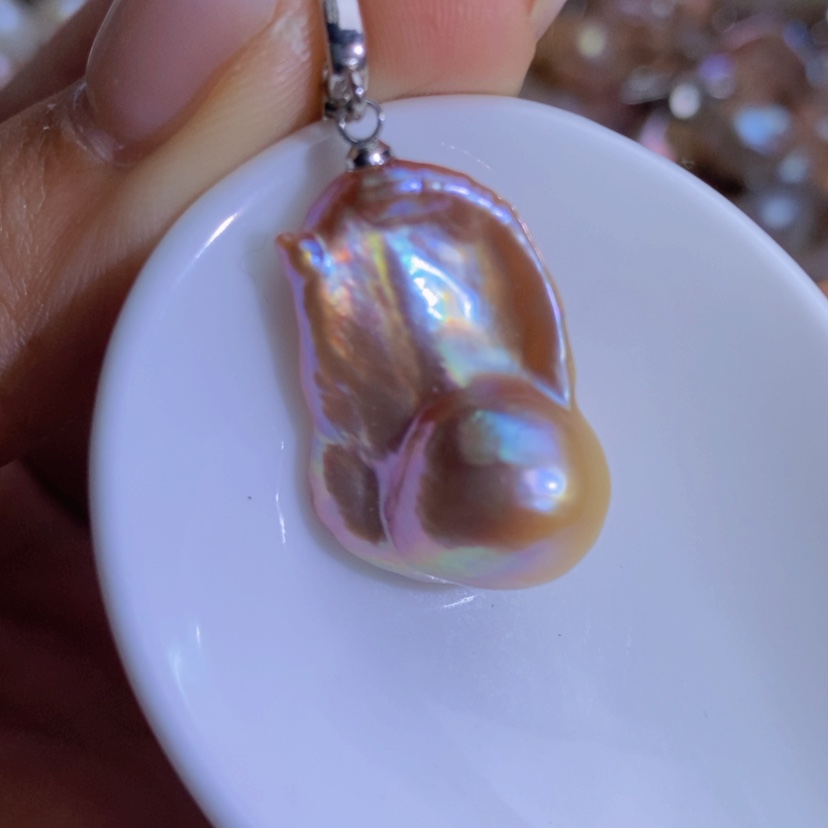 【闪购商品】合金淡水珍珠天然珍珠（微瑕）