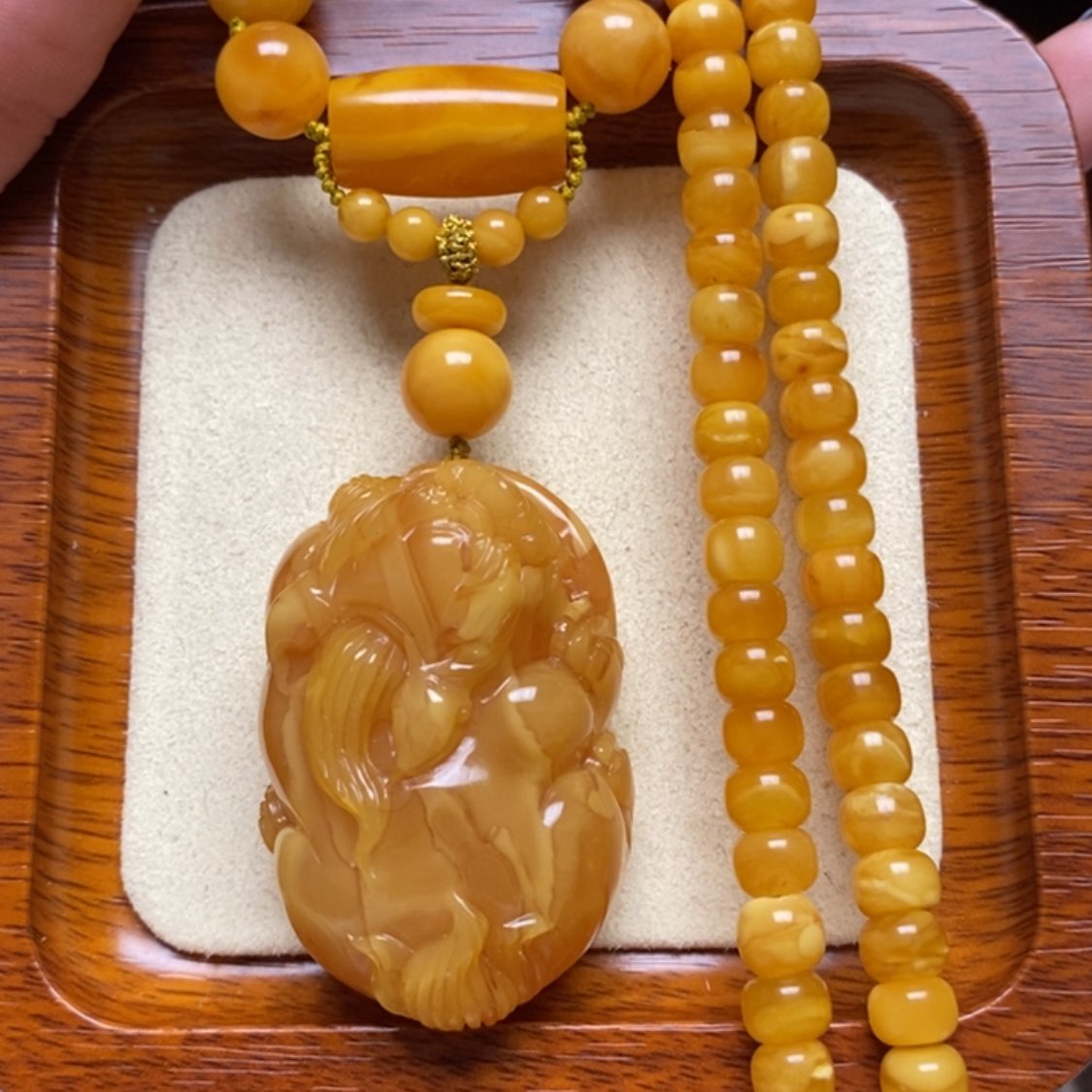 【闪购商品】蜜蜡颈饰未镶嵌项链