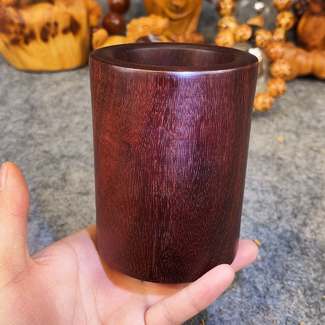 檀香紫檀（小叶紫檀）精品茶叶桶