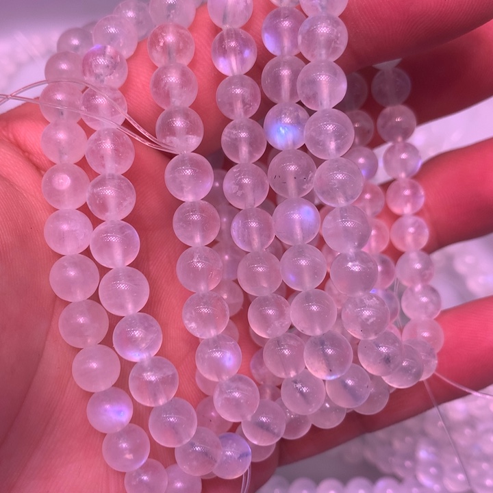 水晶天然水晶手链白月光7m未镶嵌