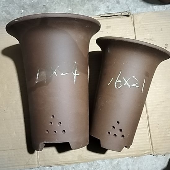 紫砂兰花盆两个紫砂