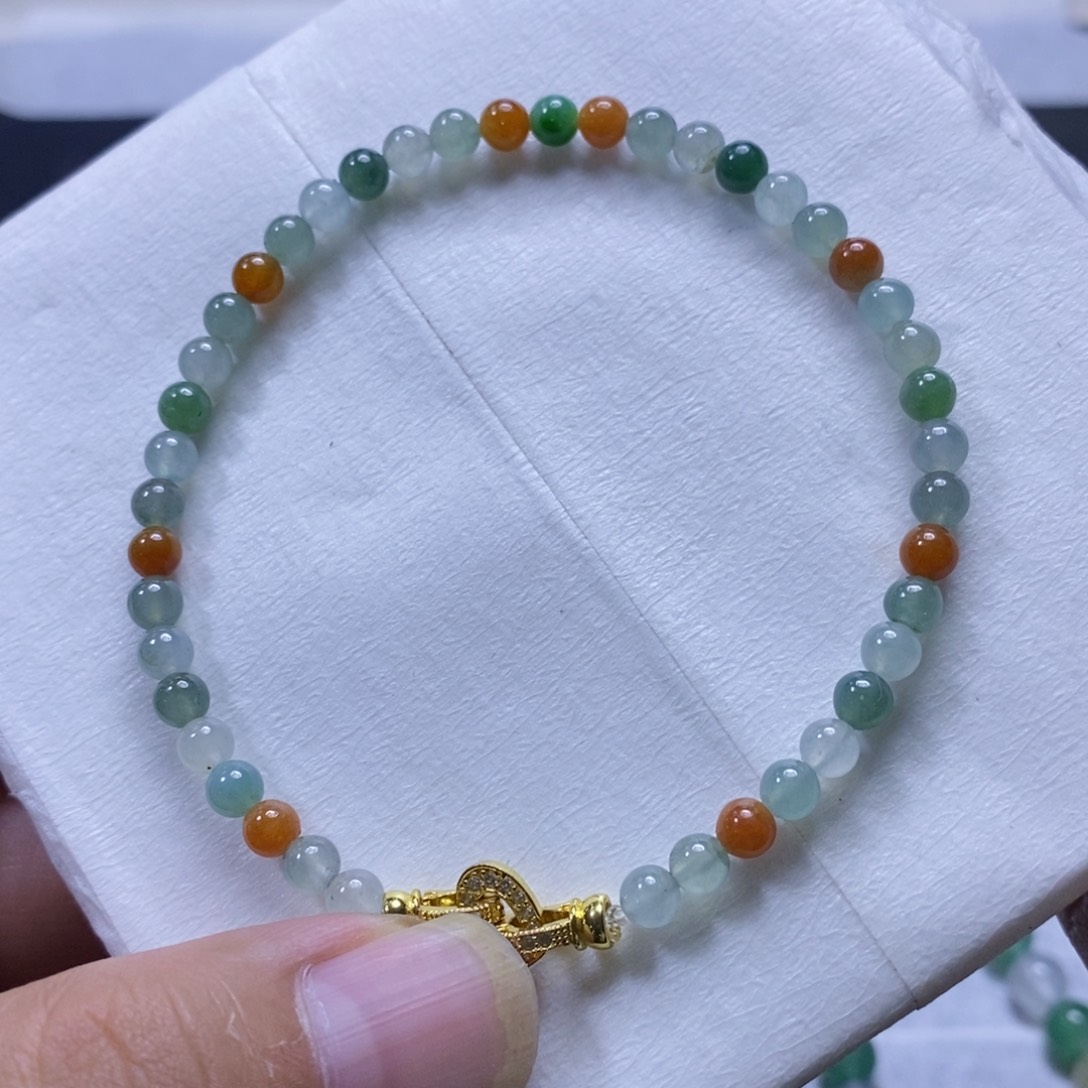 定制翡翠未镶嵌缅甸翡翠a货卡4.4