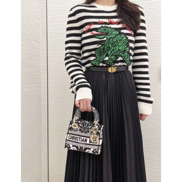 妃鱼/迪奥/丝缎、羊毛、亮片/毛衣/95新/M3/27