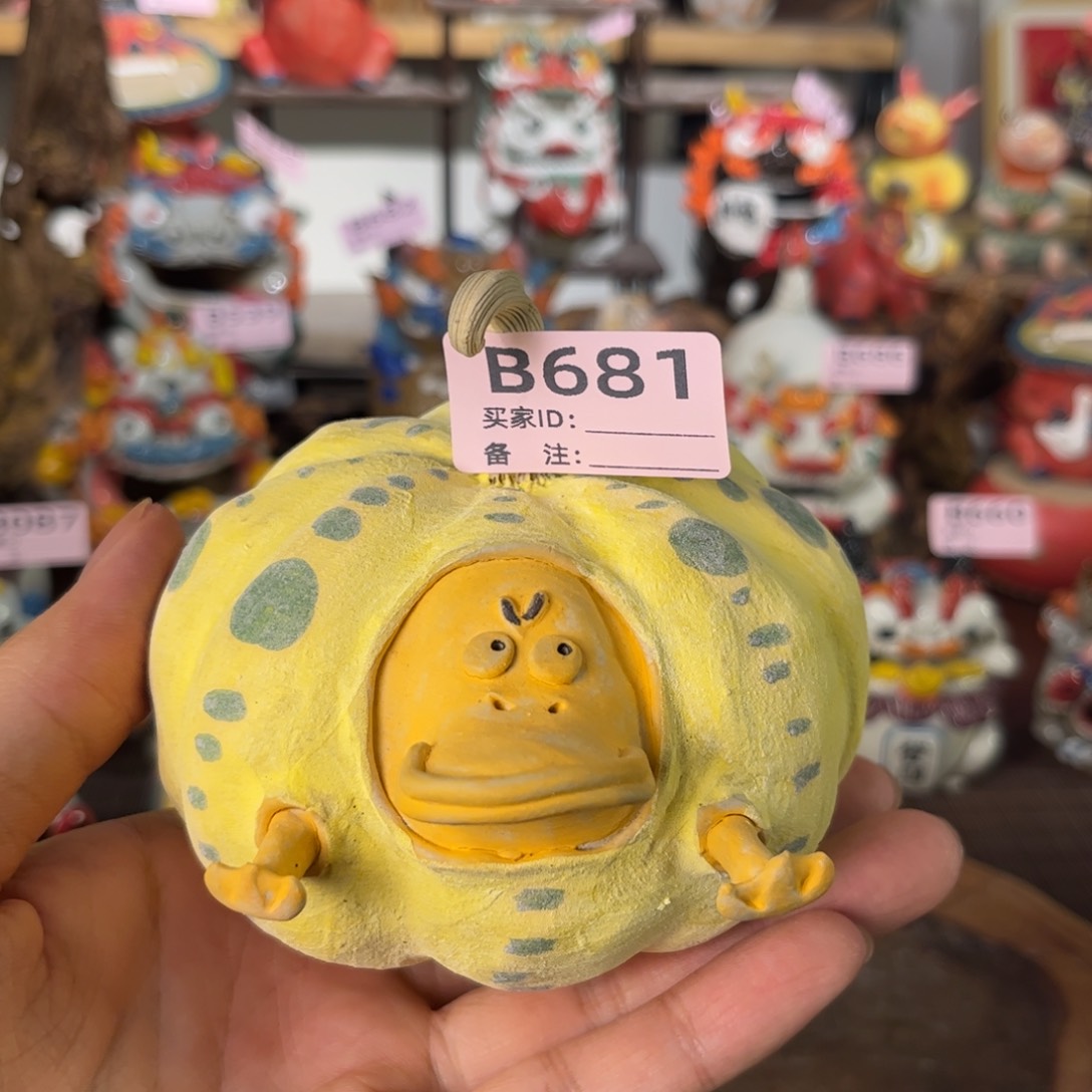 泥塑纯手工茶宠摆件