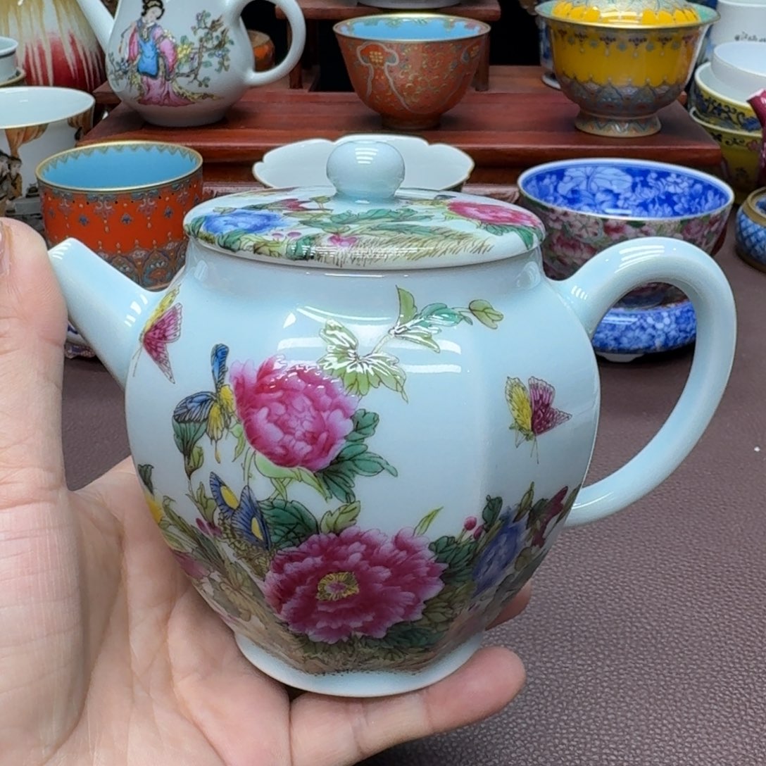 瓷片景德镇仿古手工制作精品展示