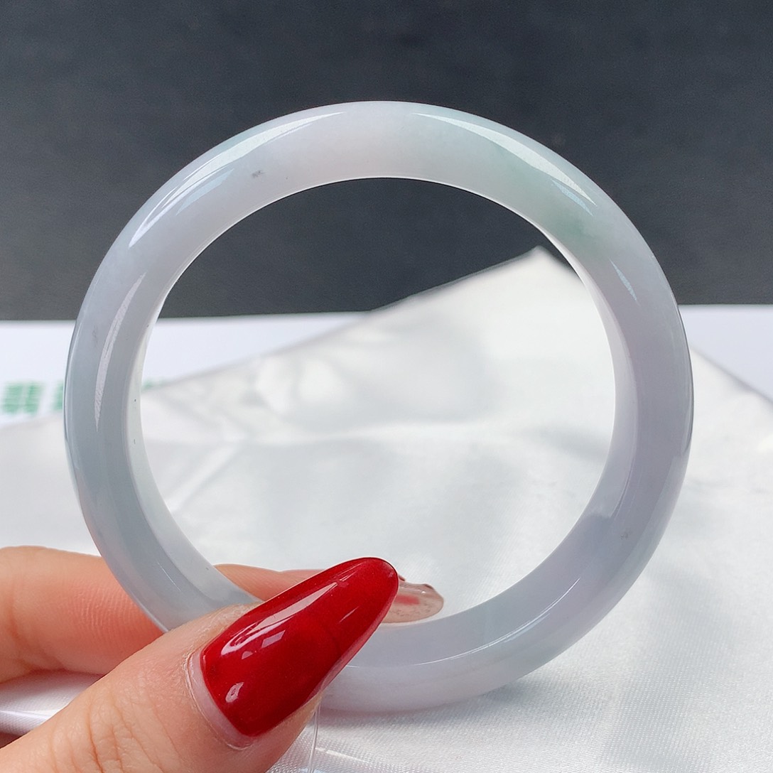 翡翠手镯未镶嵌50正56.5