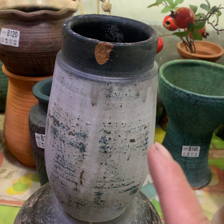 【闪购商品】红陶瑕疵默认打孔高23口9.5