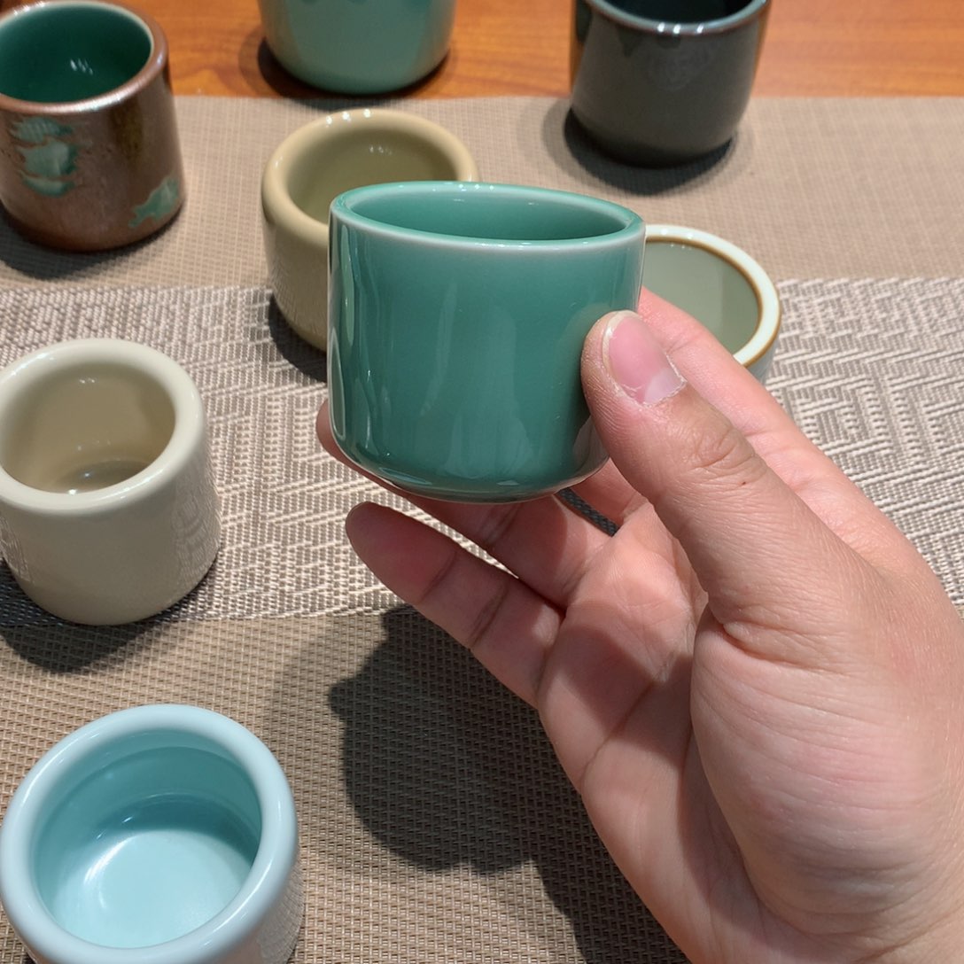 龙泉青瓷茶具杯子