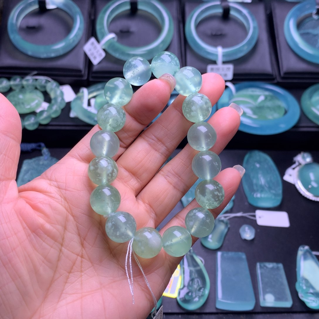 蛇纹石玉未镶嵌手串