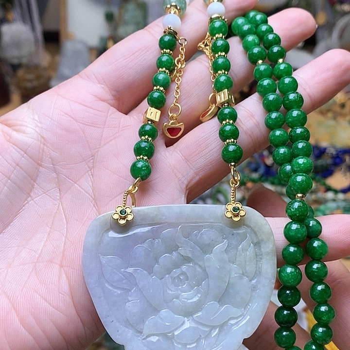 翡翠手链未镶嵌一套35