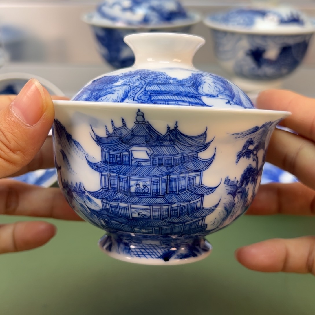 杯木木景德镇纯手绘茶具116