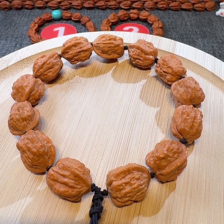 文玩核桃手串小金蟾