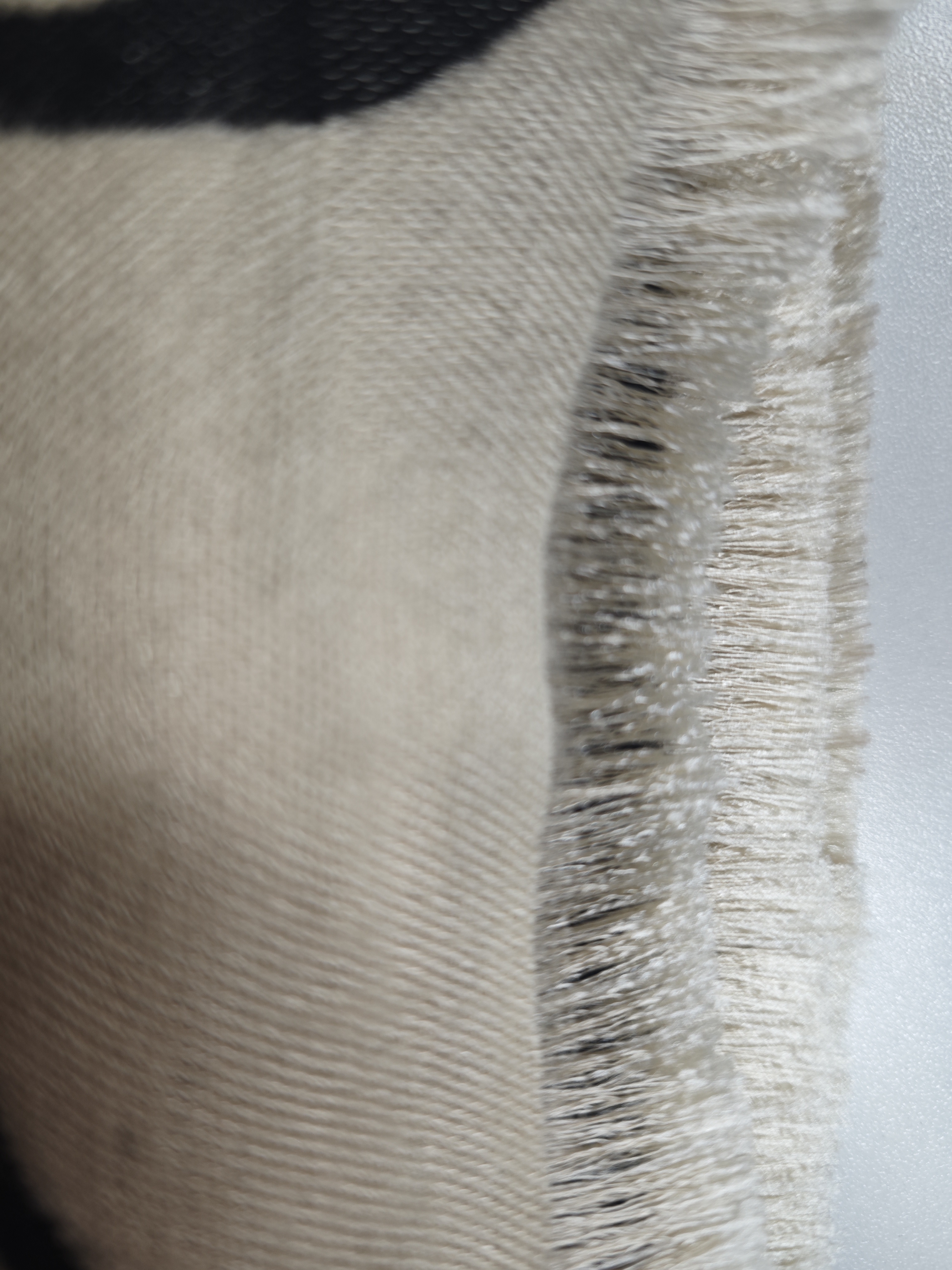 时尚轻奢休闲复古百搭女士披肩围巾围脖黑白