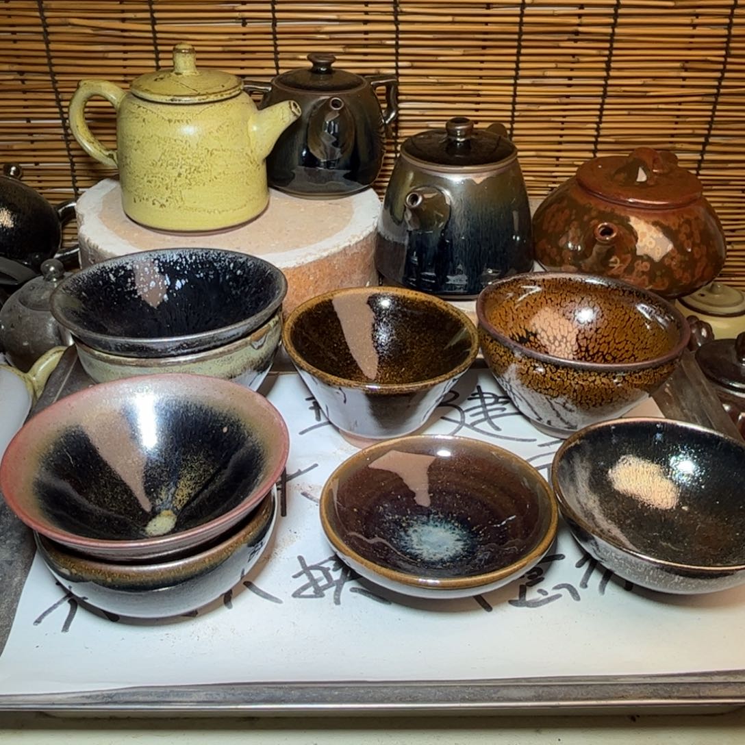 好***连茶盏建窑建盏 微瑕作品