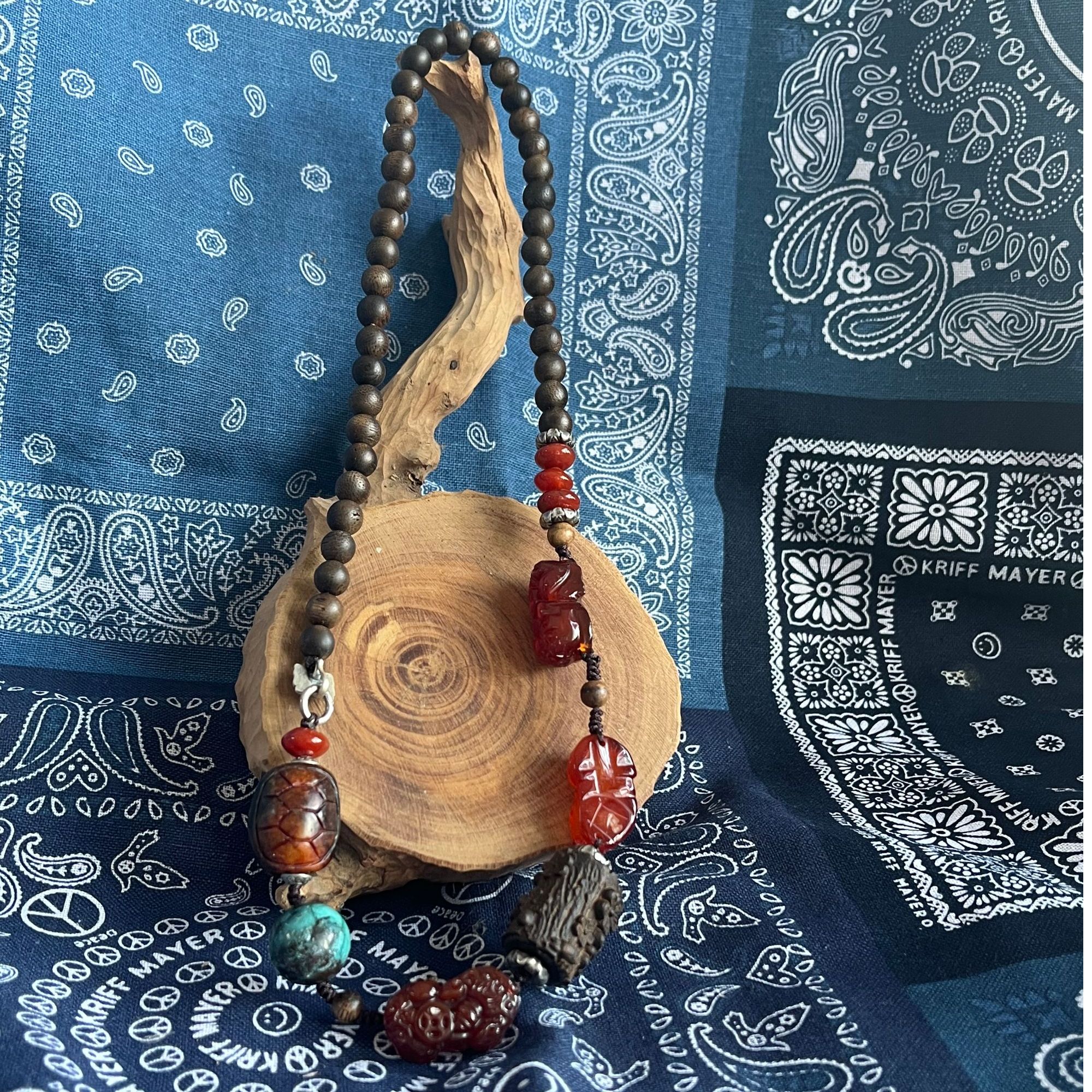 非金属亚克力项链 复古民族风项链挂脖配饰时尚饰品百搭