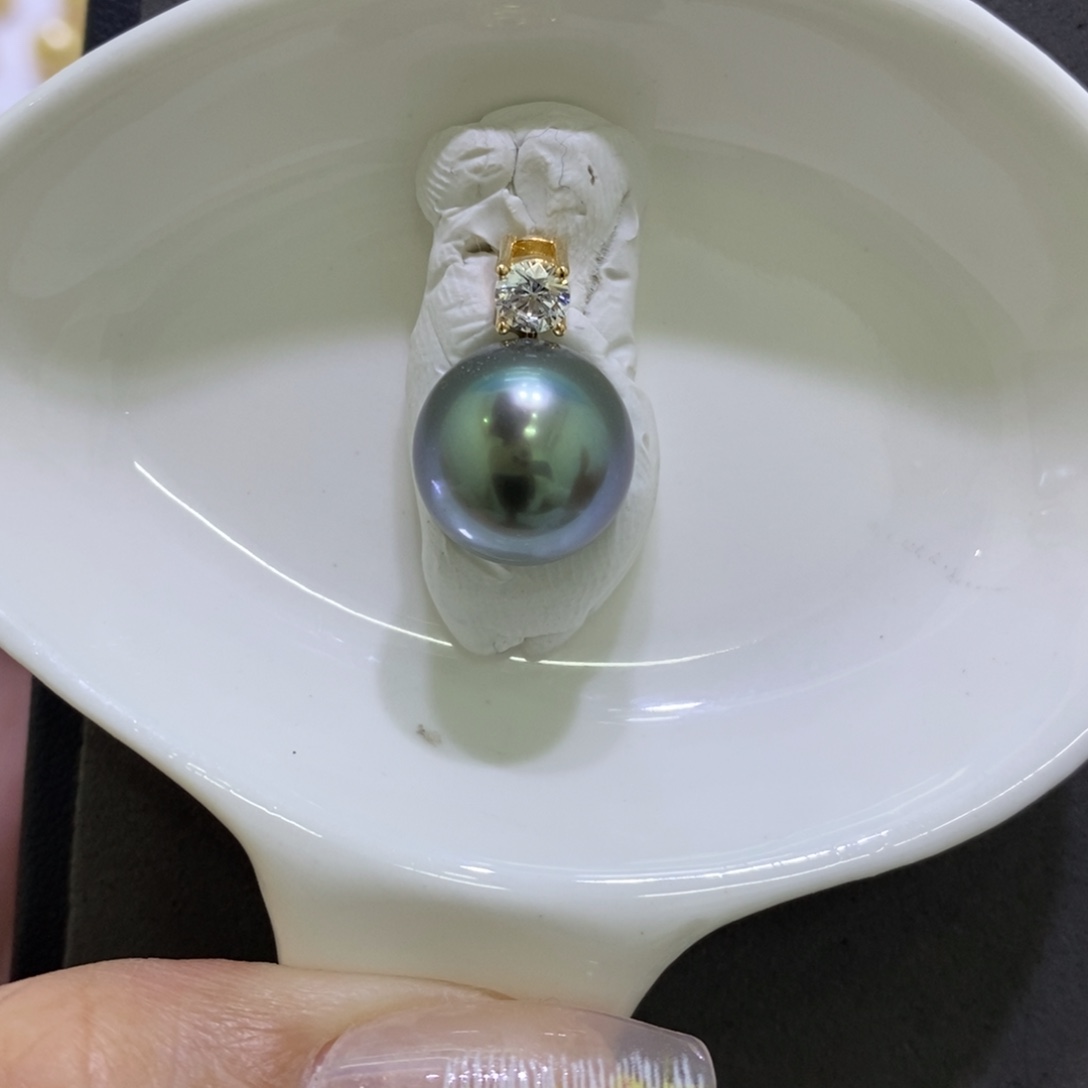 海水珍珠裸珠大溪地单位11+