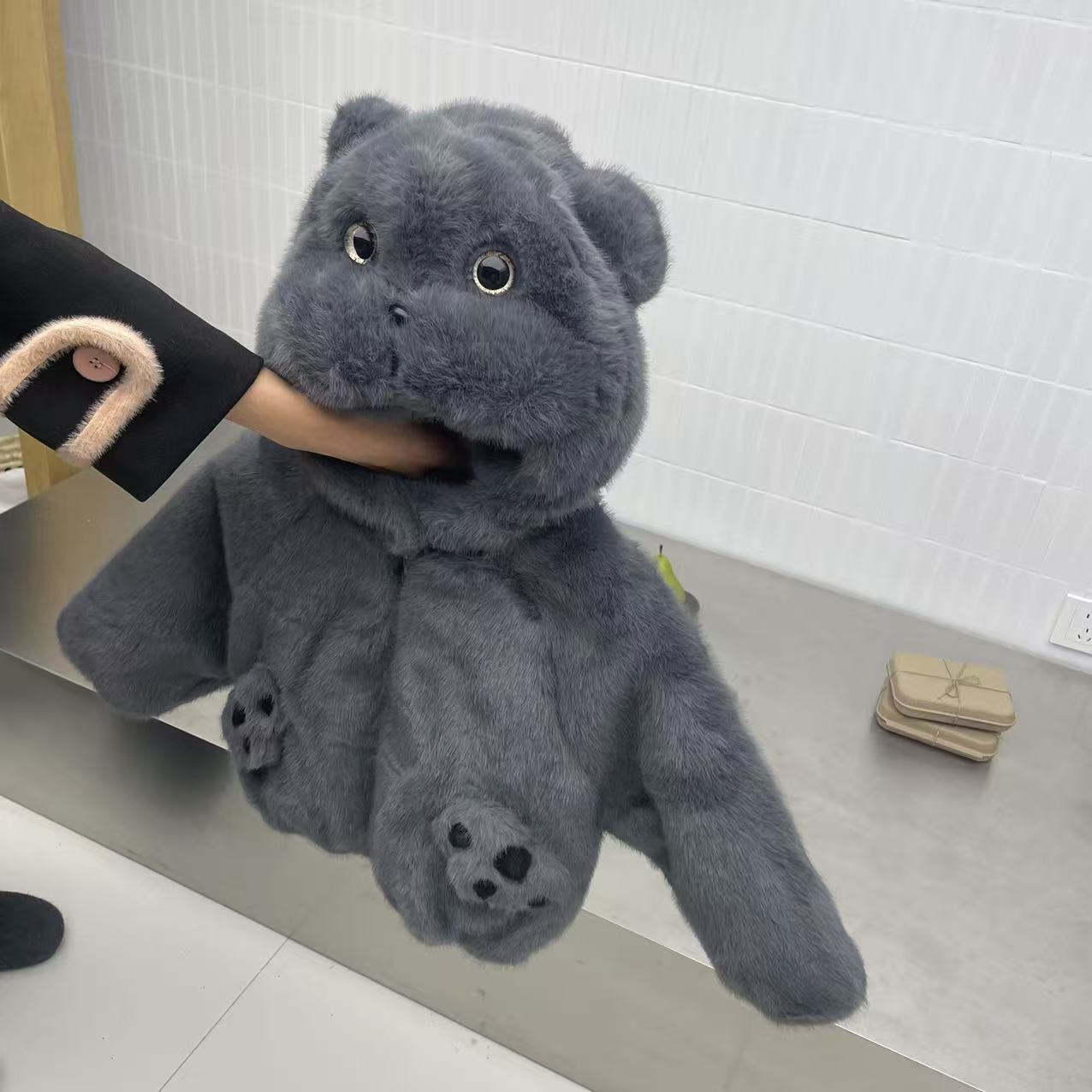 2025新款毛毛外套 中小童  新款卡通毛毛衣TXB25919