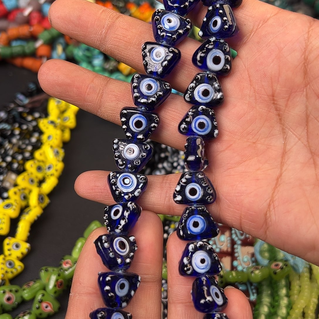 琉璃非金属土耳其琉璃蓝色眼珠