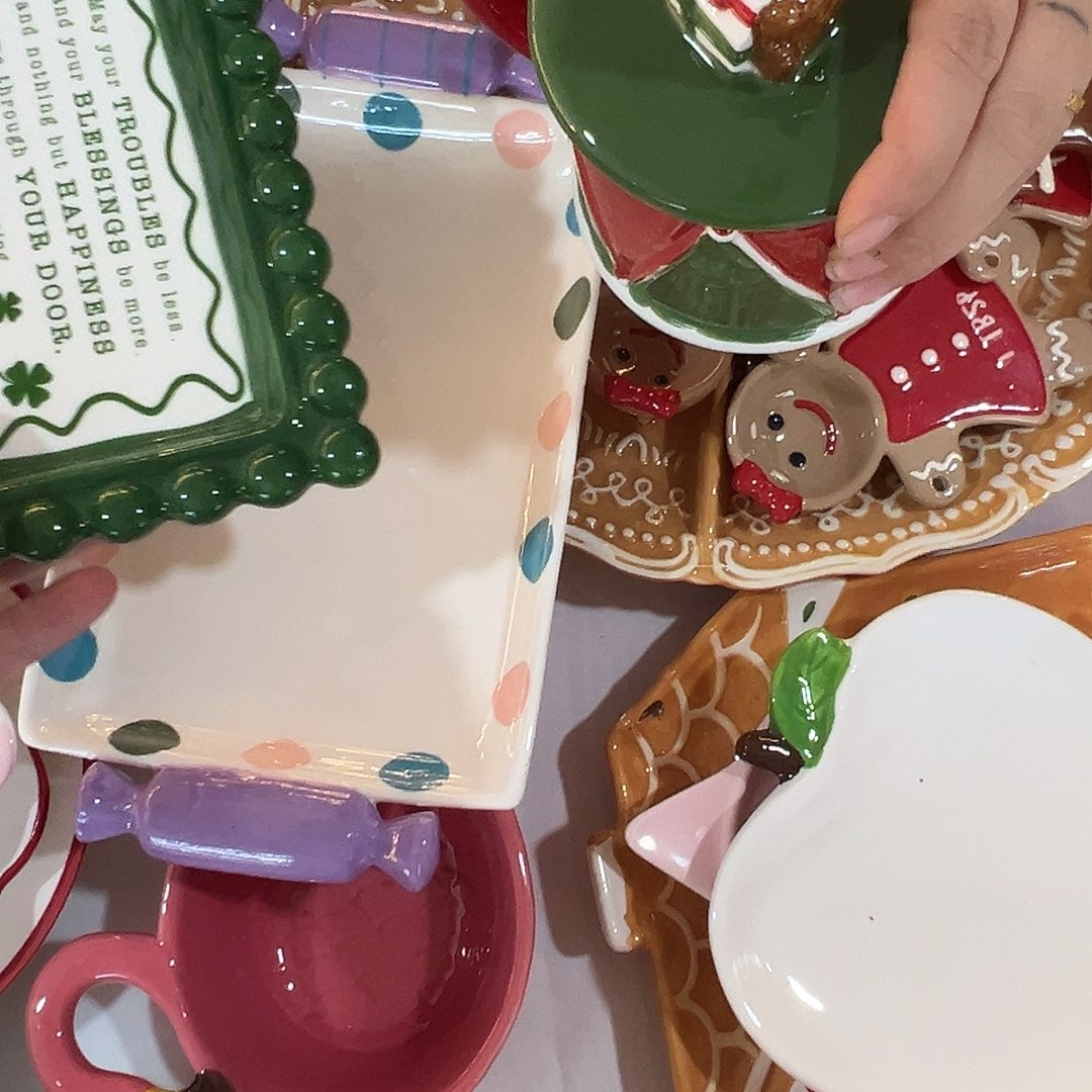 陶其他小熊杯，糖果盘。